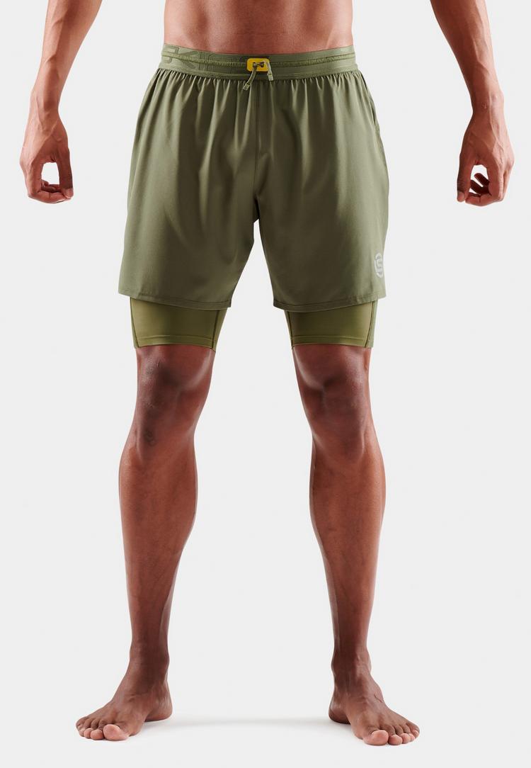 Skins Skins S3 Superpose Tights Herren - khaki - 0 | SportScheck