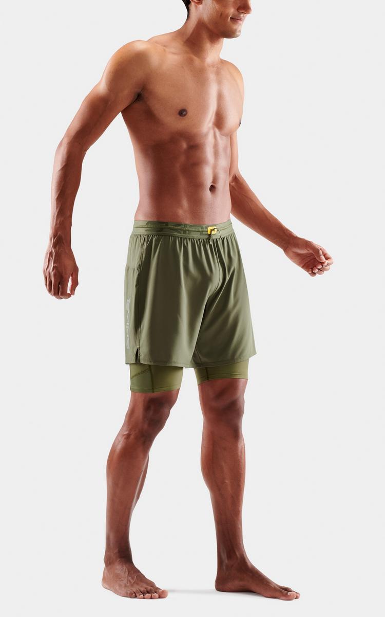 Skins Skins S3 Superpose Tights Herren - khaki - 1 | SportScheck