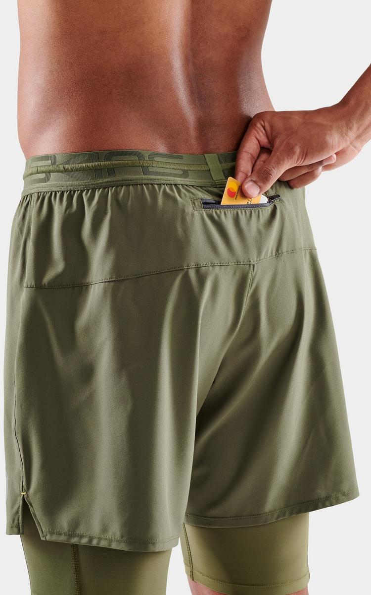 Skins Skins S3 Superpose Tights Herren - khaki - 4 | SportScheck