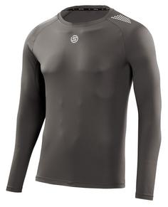 Skins S3 Long Sleeve Top Funktionsshirt Herren charcoal