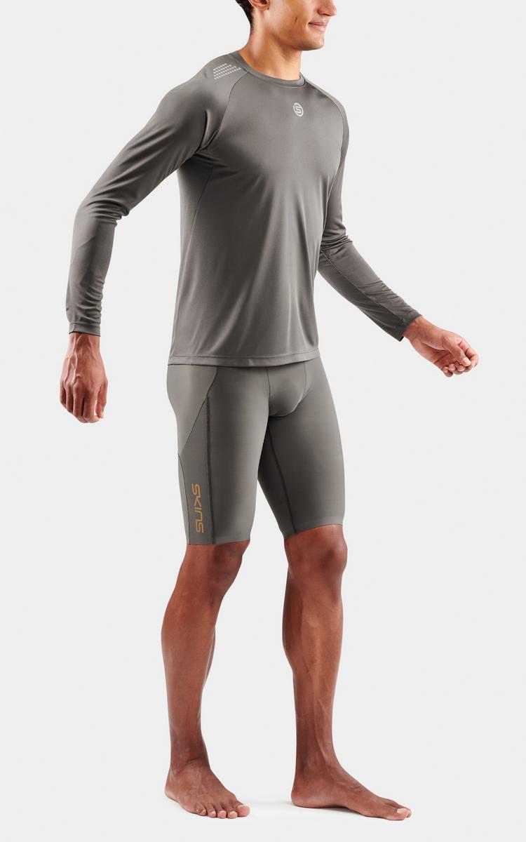 Skins Skins S3 Long Sleeve Top Funktionsshirt Herren - charcoal - 1 | SportScheck