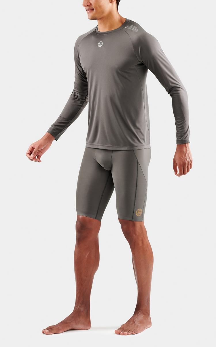 Skins Skins S3 Long Sleeve Top Funktionsshirt Herren - charcoal - 2 | SportScheck