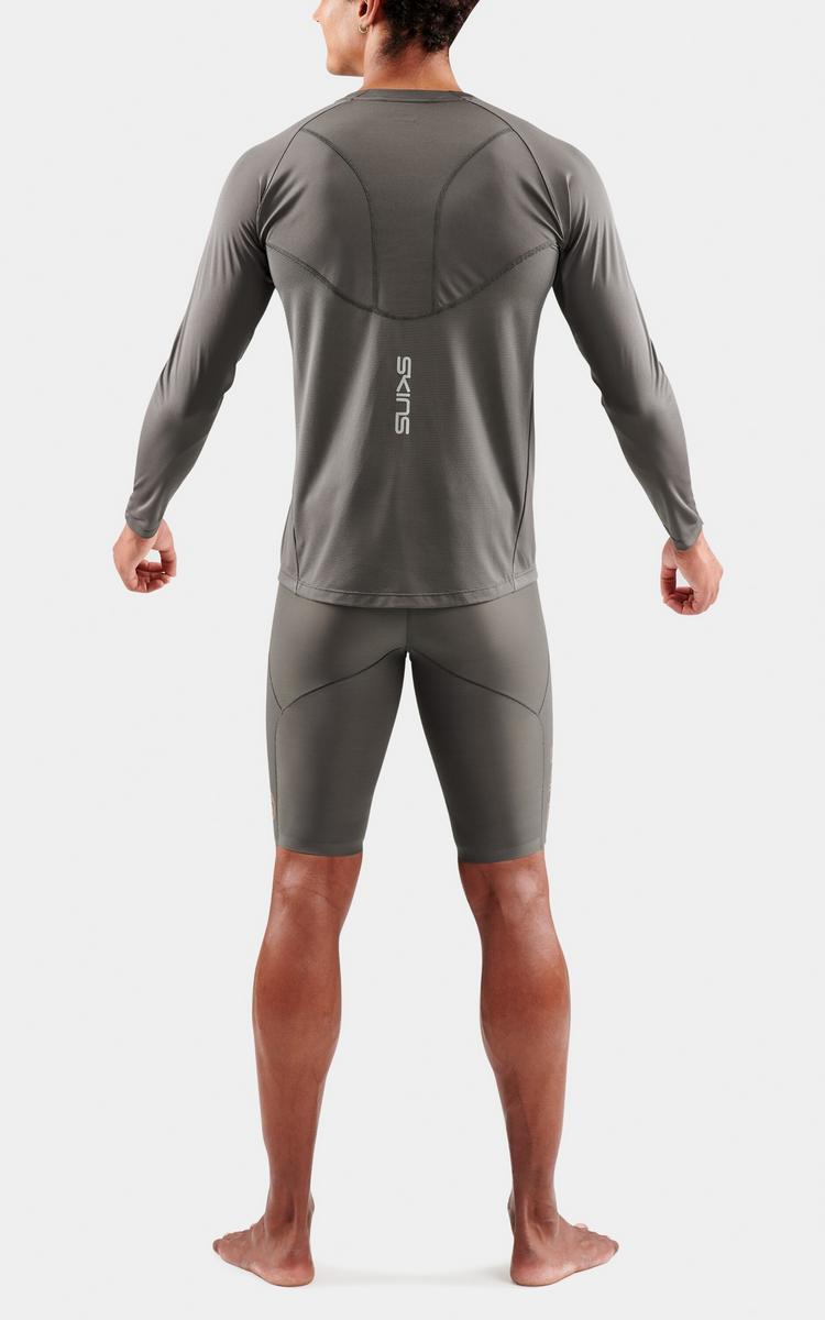 Skins Skins S3 Long Sleeve Top Funktionsshirt Herren - charcoal - 5 | SportScheck