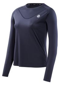 Skins S3 Long Sleeve Top Funktionsshirt Damen - navy blue