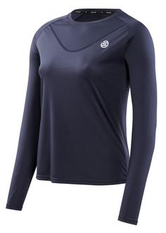 Skins S3 Longsleeve Funktionsshirt Damen navy blue