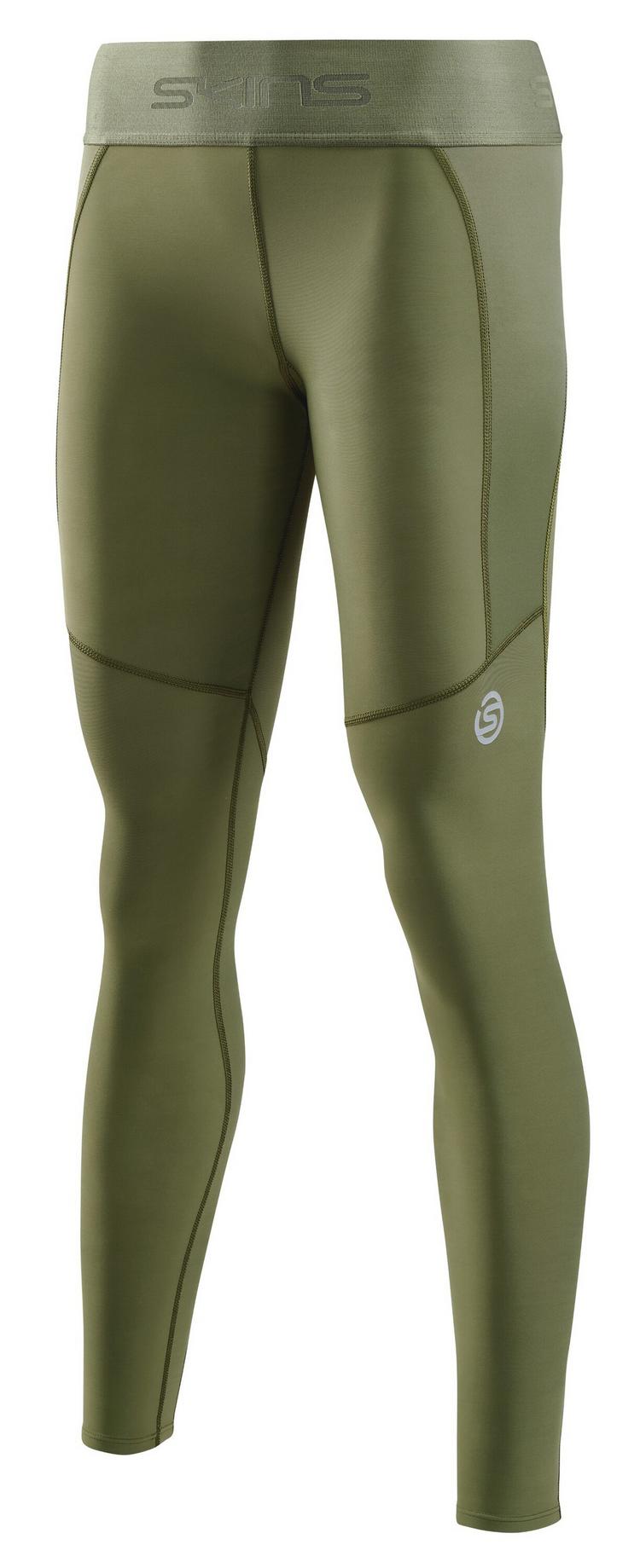 Skins Skins S3 Thermal Long Tight Tights Damen - khaki - 0 | SportScheck