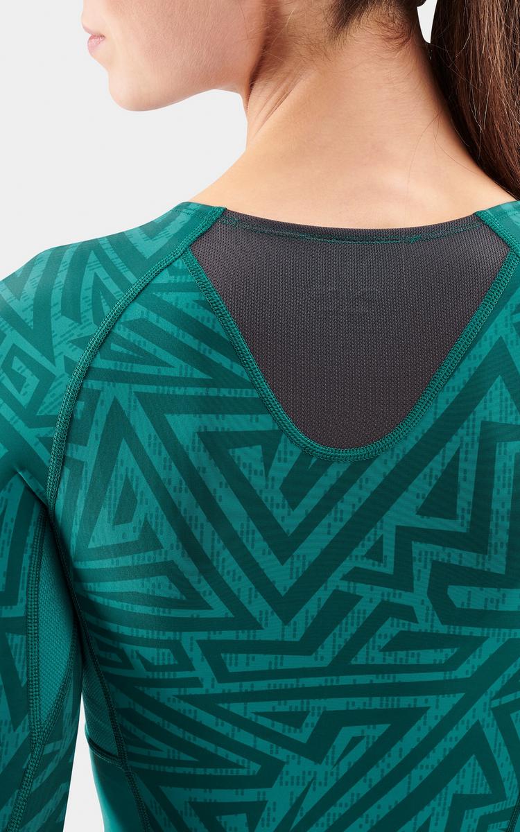 Skins Skins S3 Longsleeve Funktionsshirt Damen - lt. teal angle - 2 | SportScheck
