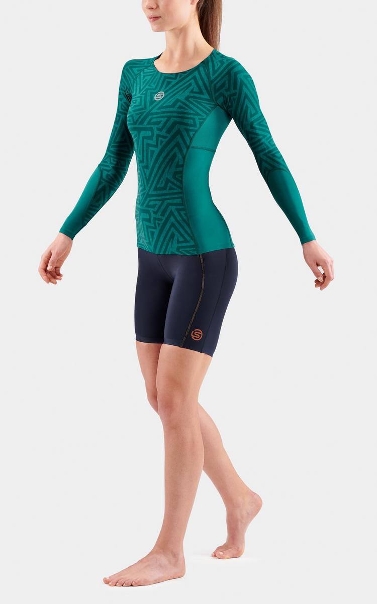 Skins Skins S3 Longsleeve Funktionsshirt Damen - lt. teal angle - 5 | SportScheck