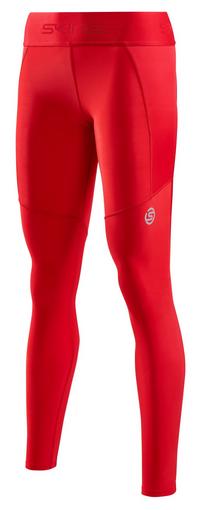 Skins S3 Thermal Long Tight Tights Damen - red