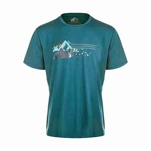 Whistler GENE M printed Tee Printshirt Herren 2119 Blue Coral