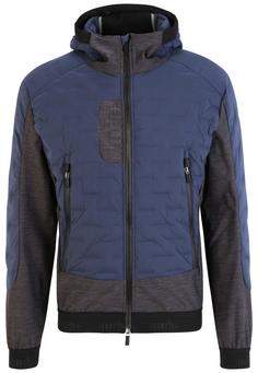 RH+ 5 Elements Hybrid Hoody Steppjacke Herren metal blue-dark grey melange-ivy green