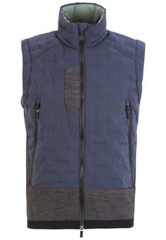 RH+ 5 Elements Hybrid Steppweste Herren metal blue-dark grey melange-ivy green