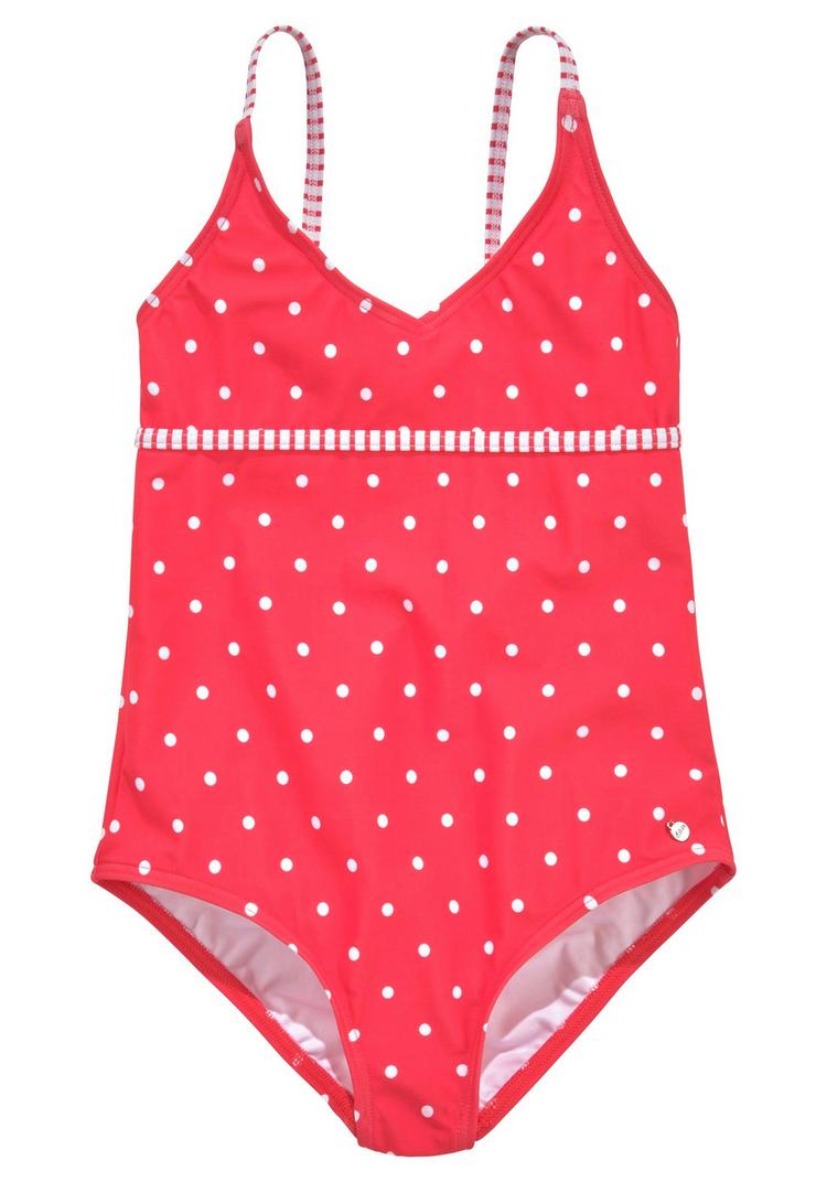 S.OLIVER S.OLIVER Badeanzug Badeanzug Damen - rot-wei&szlig; - 0 | SportScheck