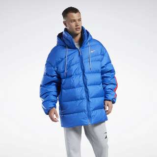 Reebok Vector Long Down Jacket Outdoorjacke Vector Blue / Classic White / Vector Red