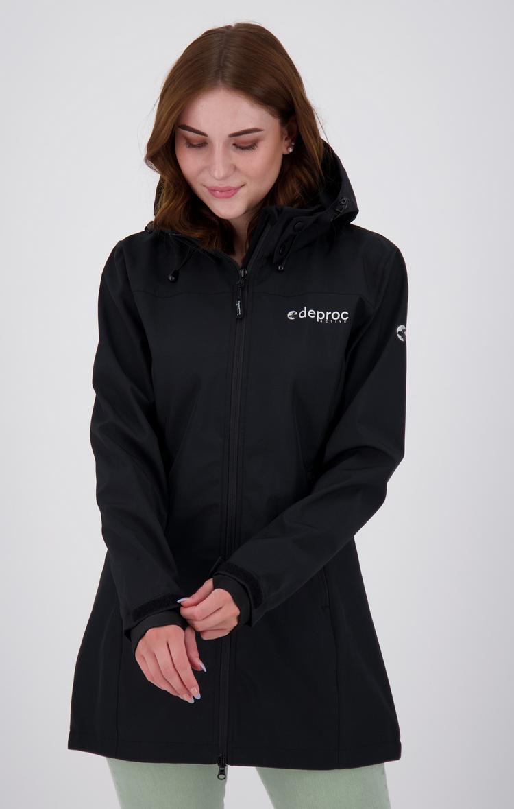 DEPROC active DEPROC active CAVELL LONG WOMEN Softshellmantel Damen - anthrazite - 0 | SportScheck