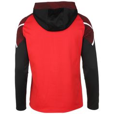 Rückansicht von JAKO Performance Trainingsjacke Herren rot / schwarz