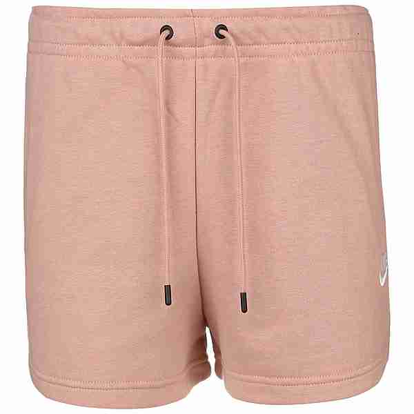 Nike Sportswear Essential Shorts Damen rosa / weiß