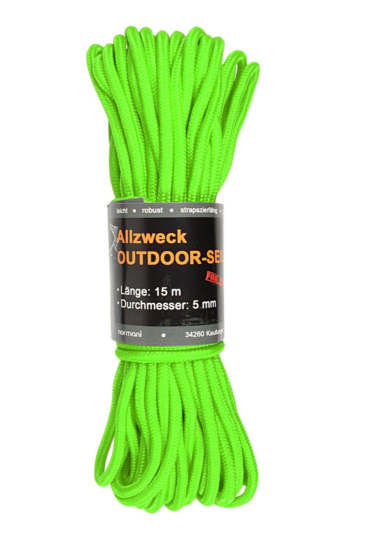 normani Outdoor Sports normani Outdoor Sports Chetwynd Reepschnur - Safety Gr&uuml;n - 0 | SportScheck
