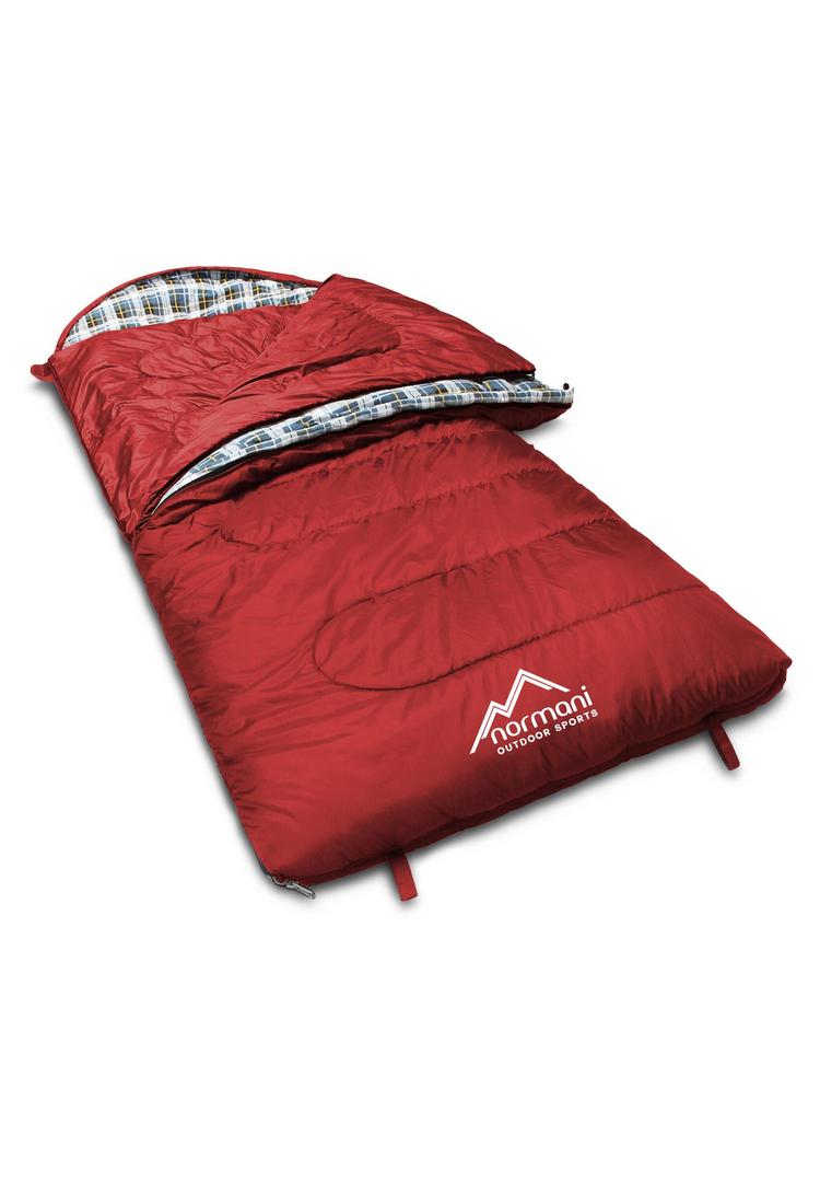 normani Outdoor Sports normani Outdoor Sports Antarctica Kunstfaserschlafsack - Rot - 2 | SportScheck