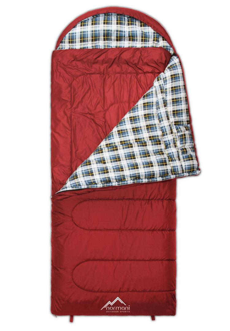normani Outdoor Sports normani Outdoor Sports Antarctica Kunstfaserschlafsack - Rot - 3 | SportScheck