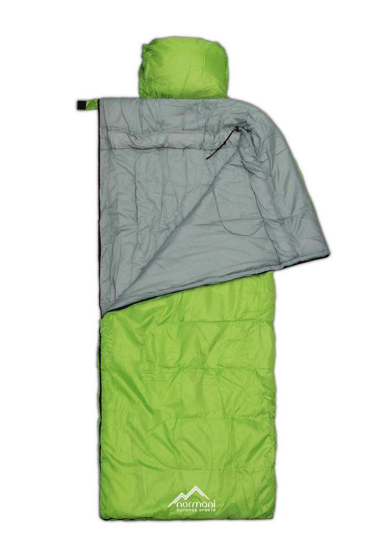 normani Outdoor Sports normani Outdoor Sports Traveller Kunstfaserschlafsack - Limette - 0 | SportScheck