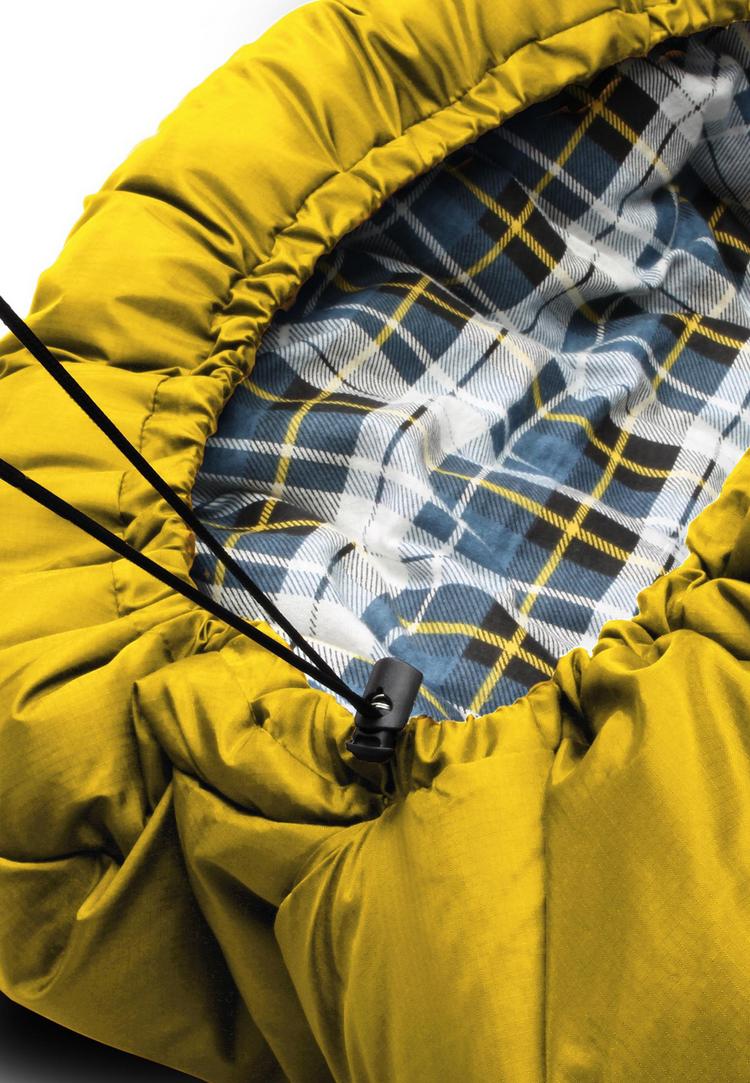 normani Outdoor Sports normani Outdoor Sports Antarctica Kunstfaserschlafsack - Gelb - 1 | SportScheck