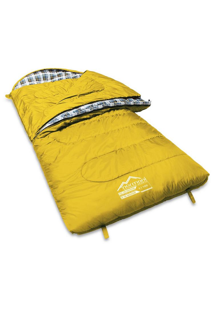 normani Outdoor Sports normani Outdoor Sports Antarctica Kunstfaserschlafsack - Gelb - 2 | SportScheck