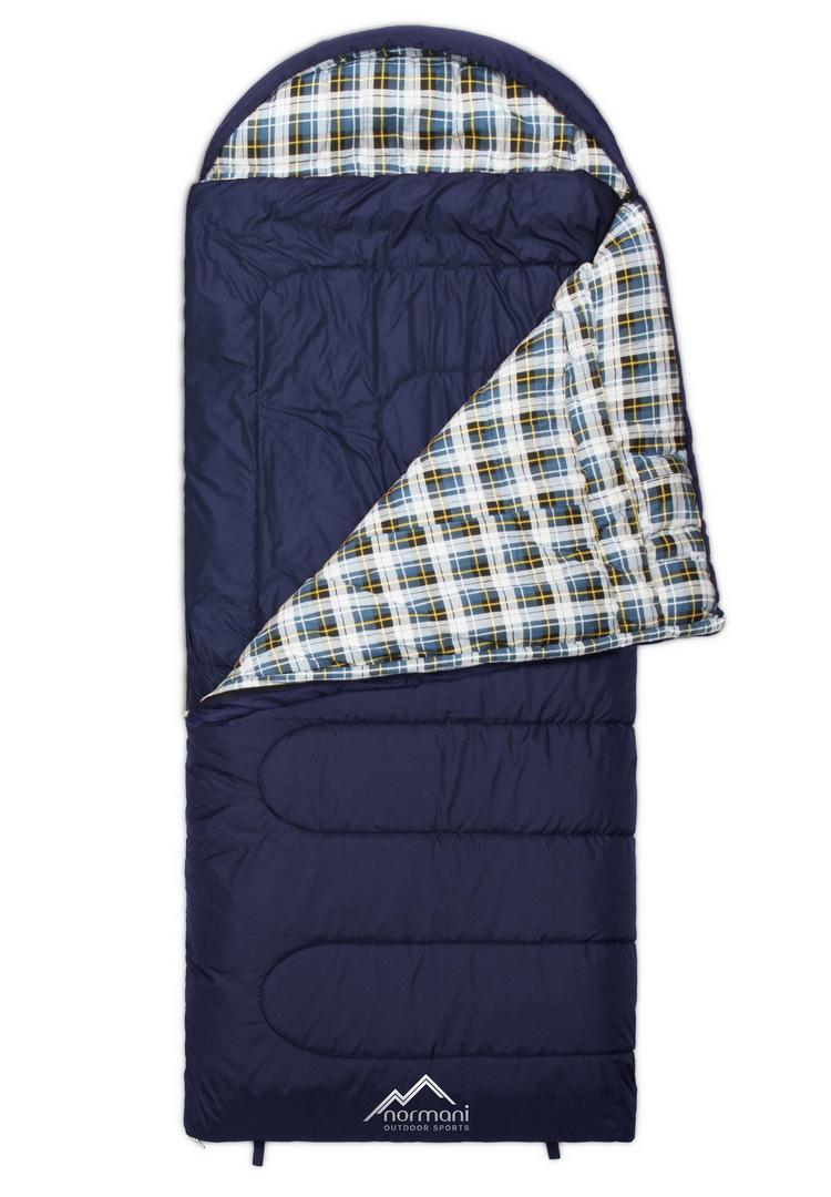 normani Outdoor Sports normani Outdoor Sports Antarctica Kunstfaserschlafsack - Marine - 3 | SportScheck