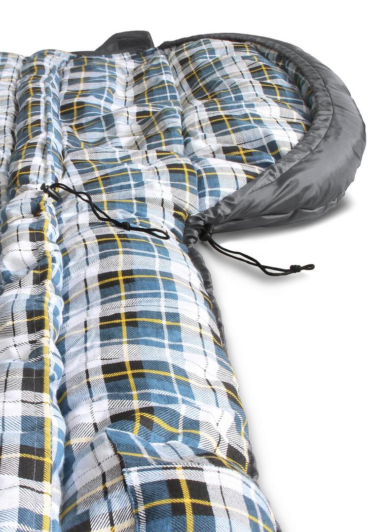 normani Outdoor Sports normani Outdoor Sports Antarctica Kunstfaserschlafsack - Grau - 0 | SportScheck