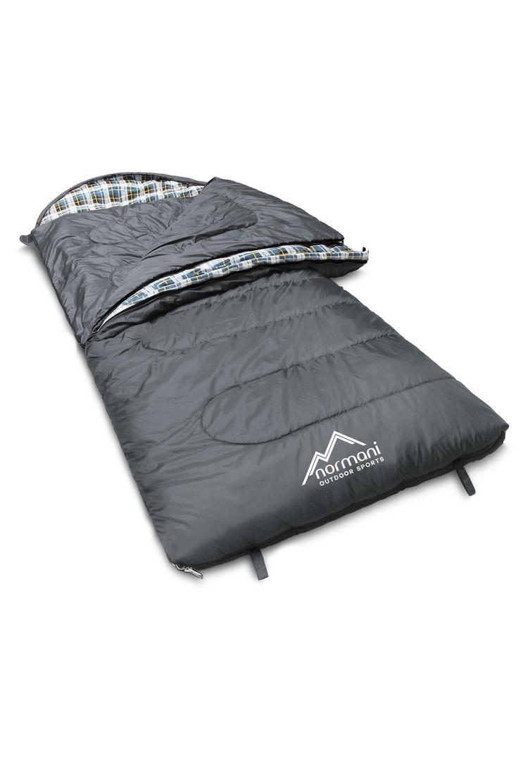 normani Outdoor Sports normani Outdoor Sports Antarctica Kunstfaserschlafsack - Grau - 2 | SportScheck