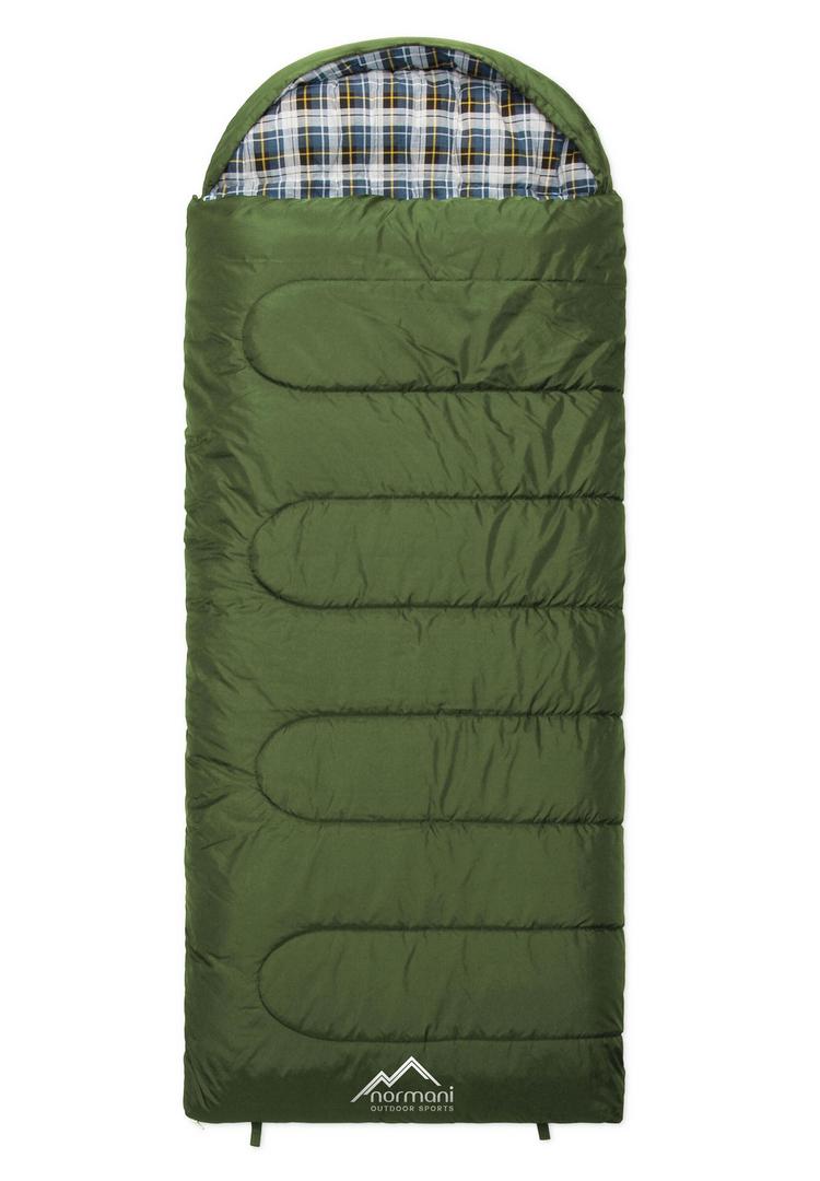 normani Outdoor Sports normani Outdoor Sports Antarctica Kunstfaserschlafsack - Oliv - 0 | SportScheck