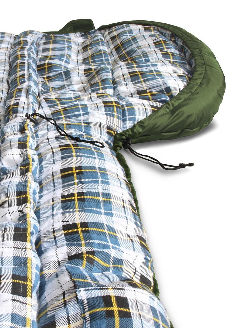 normani Outdoor Sports normani Outdoor Sports Antarctica Kunstfaserschlafsack - Oliv - 0 | SportScheck