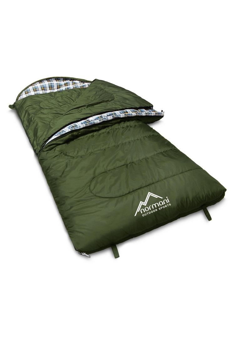 normani Outdoor Sports normani Outdoor Sports Antarctica Kunstfaserschlafsack - Oliv - 2 | SportScheck