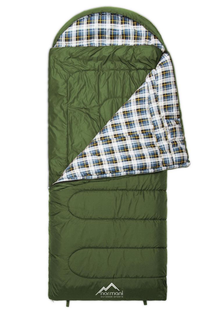 normani Outdoor Sports normani Outdoor Sports Antarctica Kunstfaserschlafsack - Oliv - 3 | SportScheck