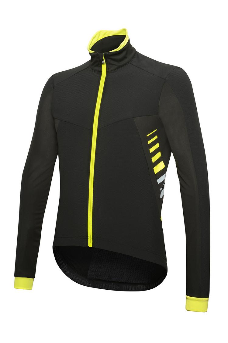 RH+ RH+ Logo Alfa Padded Jkt Fahrradjacke Herren - black-fluo yellow-reflex - 0 | SportScheck