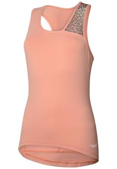 RH+ Elite Evo W Jersey Fahrradtrikot Damen Peach-Rainbow Black
