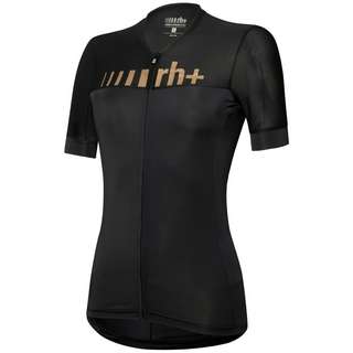 RH+ Logo W Jersey Fahrradtrikot Damen black/metal brown shiny