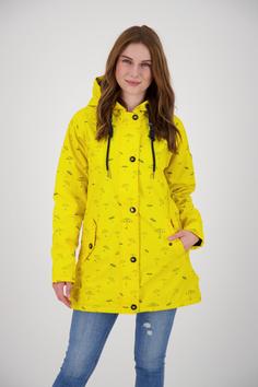 Rückansicht von ANKERGLUT ANKERGLUTMEER Regenjacke Damen yellow