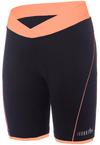 RH+ Pista W Short Fahrradtights Damen - black-apricot