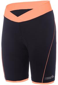 RH+ Pista W Short Fahrradtights Damen - black-apricot