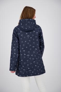 Rückansicht von ANKERGLUT ANKERGLUTMEER Regenjacke Damen navy