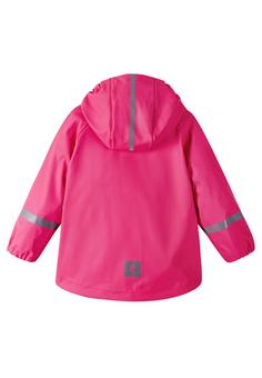 Rückansicht von reima Lampi Regenjacke Kinder Candy pink