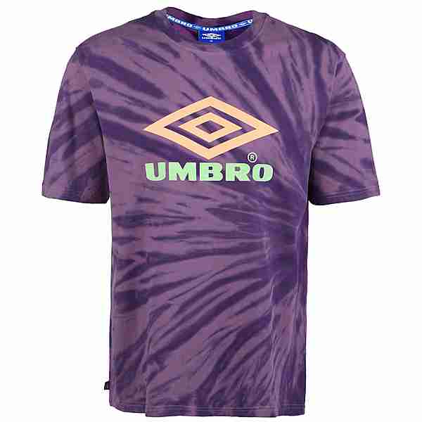 UMBRO Calidoscope T-Shirt Herren lila / neonorange
