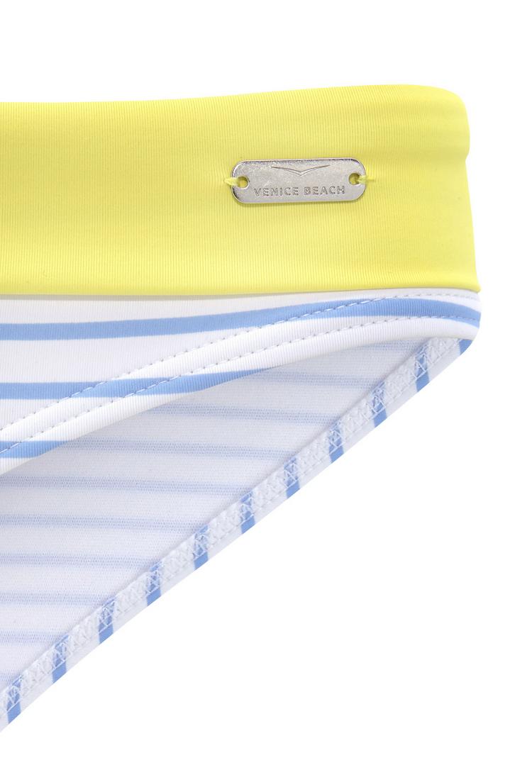 VENICE BEACH VENICE BEACH Bikini-Hose Bikini Hose Damen - schwarz-wei&szlig;-limette - 4 | SportScheck