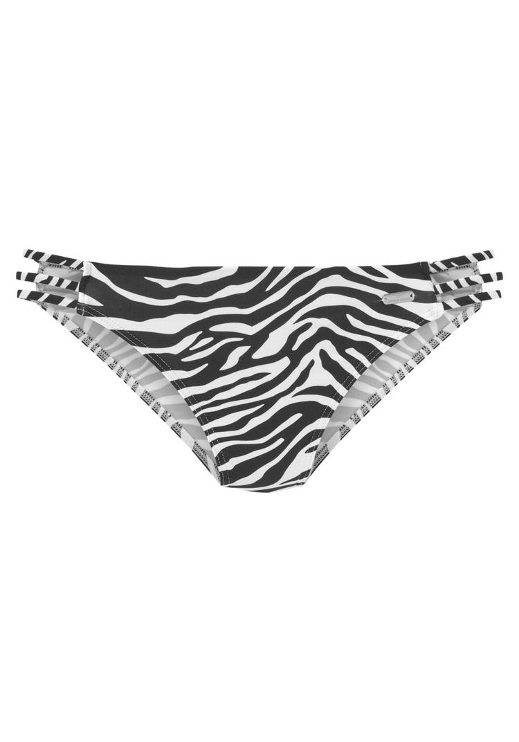 VENICE BEACH VENICE BEACH Bikini-Hose Bikini Hose Damen - schwarz-wei&szlig; - 0 | SportScheck