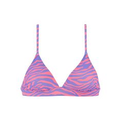 VENICE BEACH Triangel-Bikini-Top Bikini Oberteil Damen violett-koralle