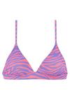 VENICE BEACH Triangel-Bikini-Top Bikini Oberteil Damen - violett-koralle