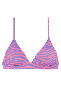 VENICE BEACH Triangel-Bikini-Top Bikini Oberteil Damen violett-koralle