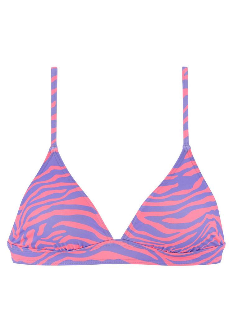 VENICE BEACH VENICE BEACH Triangel-Bikini-Top Bikini Oberteil Damen - violett-koralle - 0 | SportScheck