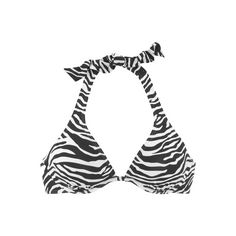 VENICE BEACH Bügel-Bikini-Top Bikini Oberteil Damen schwarz-weiß